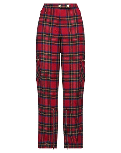 IRIÉ Casual trouser Red 64% Wool, 32% Polyester, 4% Polyamide