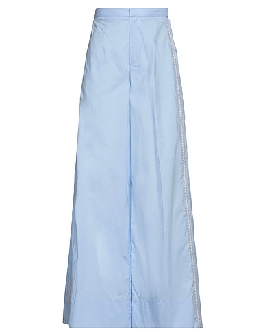 FORTE_FORTE Pantalone Celeste 100% Cotone