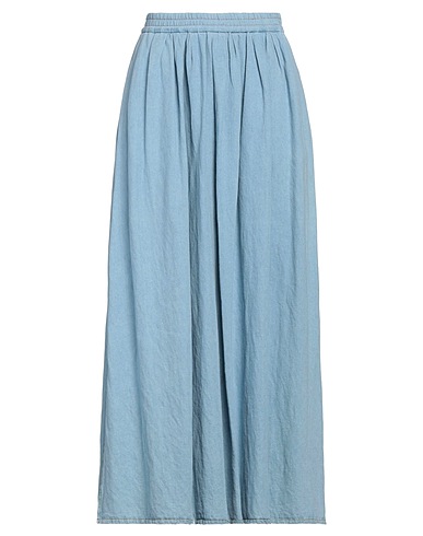 FORTE_FORTE Denim skirt 65% Cotton, 35% Linen