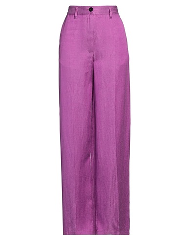 FORTE_FORTE Pantalone Malva 53% Viscosa, 24% Cotone, 23% Lino