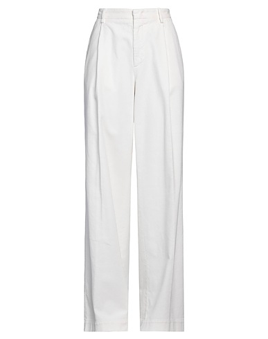 CELLAR DOOR Pantalon Blanc 98% Coton, 2% Élasthanne