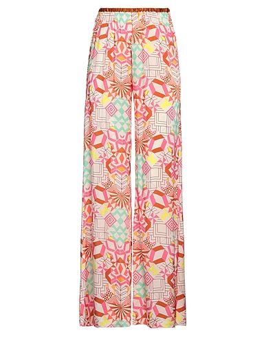 FORTE_FORTE Casual trouser Fuchsia 60% Viscose, 40% Cupro