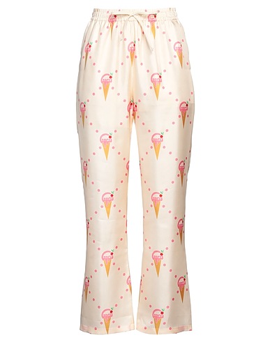 GUCCI Casual pants Ivory 100% Silk