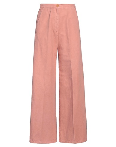 FORTE_FORTE Casual trouser Blush 100% Cotton, Viscose