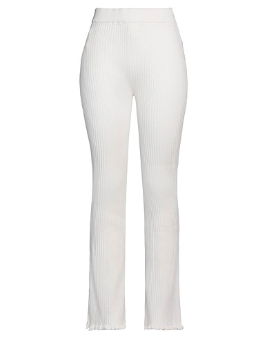 GLAMOROUS CARE Casual trouser White 100% Organic cotton