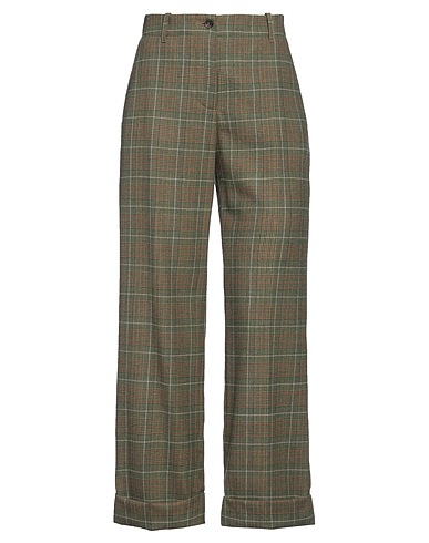 ALBERTO BIANI Casual trouser Green 98% Virgin Wool, 2% Elastane