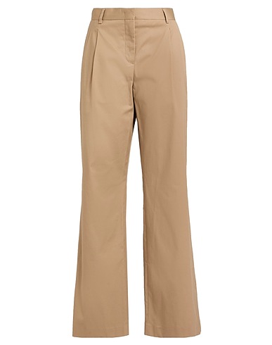 LARDINI Casual trouser Sand 98% Cotton, 2% Elastane