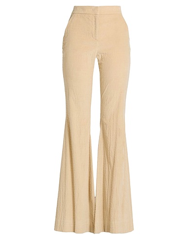 LARDINI Casual pants Beige 98% Cotton, 2% Elastane