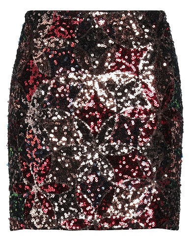 MARCIANO by GUESS Mini skirt Brick red 95% Polyester, 5% Elastane, Polyurethane
