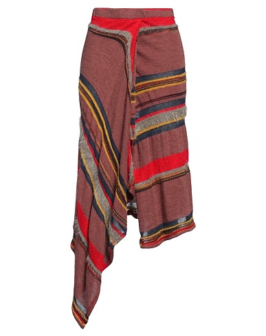 VITELLI Midi skirt Brown 45% Synthetic fibers, 30% Wool, 10% Nylon, 10% Cotton, 5% Cashmere