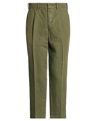THE GIGI Pantalon VERDE MILITARE 51% Chanvre, 49% Coton