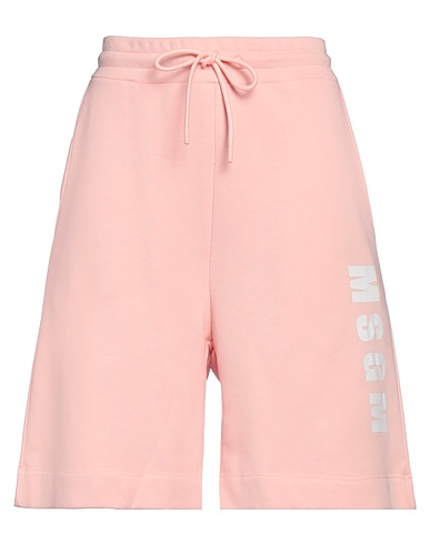 MSGM Shorts & Bermuda Pink 66% Cotton, 34% Polyester