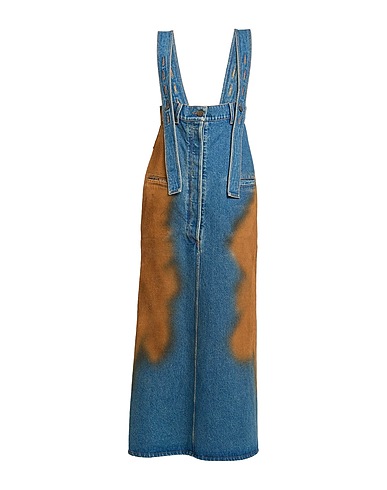 UMA WANG Denim skirt Blue 100% Paper