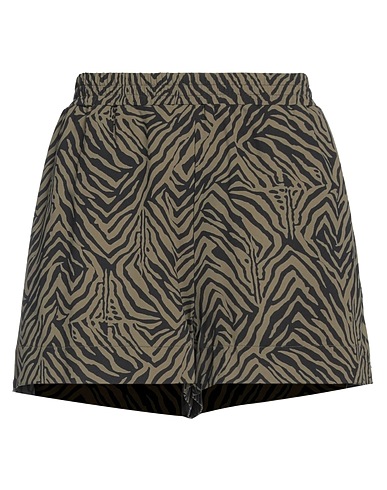 FISICO Shorts & Bermuda Verde militare 87% Poliammide, 13% Elastan