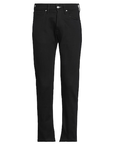 NINE IN THE MORNING Denim pants Black 98% Cotton, 2% Elastane