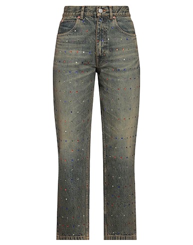 MARTINE ROSE Denim trousers Blue 100% Cotton