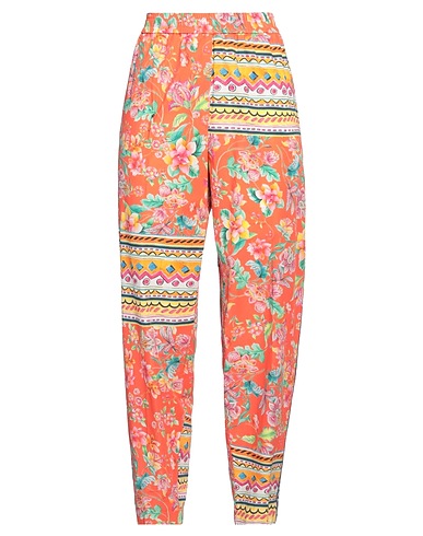 8PM Casual trouser Orange 100% Cotton, Polyester