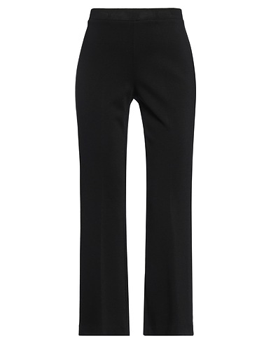 1-ONE Casual pants Black 69% Viscose, 25% Polyamide, 6% Elastane