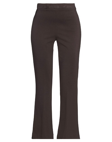 1-ONE Casual pants Chocolate brown 69% Viscose, 25% Polyamide, 6% Elastane