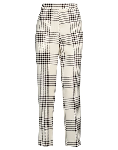 1-ONE Pantalone Panna 96% Poliestere, 4% Elastan
