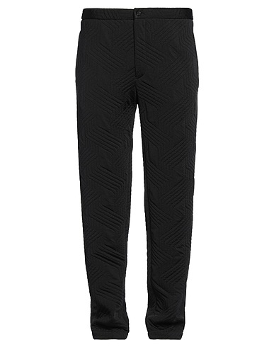 EMPORIO ARMANI Casual pants Black 76% Polyester, 23% Polyamide, 1% Elastane