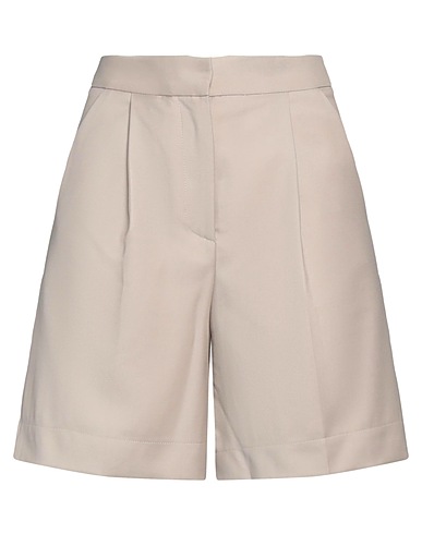 ROBERTO COLLINA Shorts & Bermuda Tortora 100% Lana