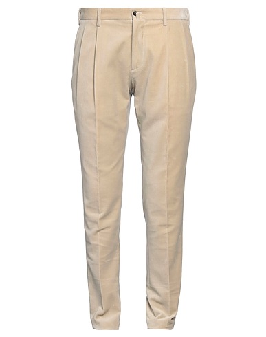LARDINI Casual trouser Beige 100% Cotton