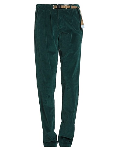 WHITE SAND Casual trouser Dark green 75% Cotton, 24% Lyocell, 1% Elastane