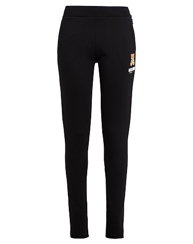 MOSCHINO Casual pants Black 95% Cotton, 5% Elastane