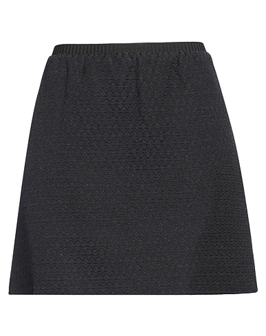 TER ET BANTINE Minirock Marineblau 65% Wolle, 29% Polyester, 6% Polyamid