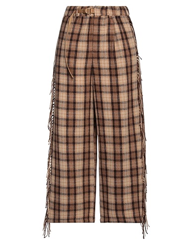 WHITE SAND Casual trouser Beige 40% Acetate, 35% Polyester, 20% Wool, 5% Other Fibres