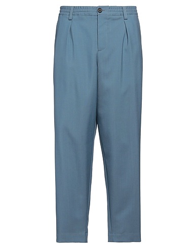 MARNI Casual trouser Slate blue 100% Virgin Wool