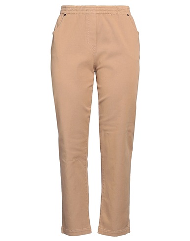 8PM Casual trouser Camel 98% Cotton, 2% Elastane