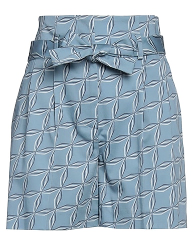 ELEVENTY Shorts & Bermuda BLU CHIARO 97% Cotton, 3% Elastane