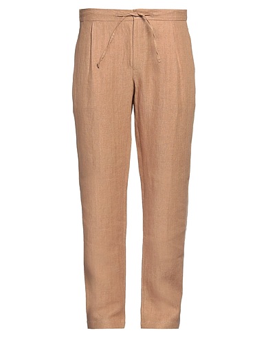 DE PETRILLO Casual trouser Sand 100% Linen