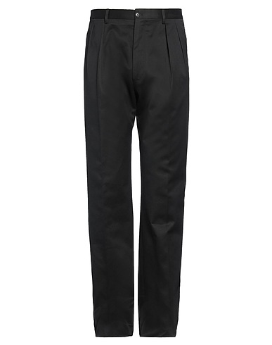 DE PETRILLO Pantalone Nero 100% Cotone