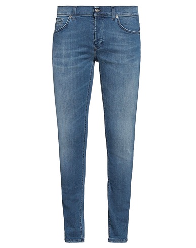 DONDUP Denim trousers Blue 92% Cotton, 6% Polyester, 2% Elastane
