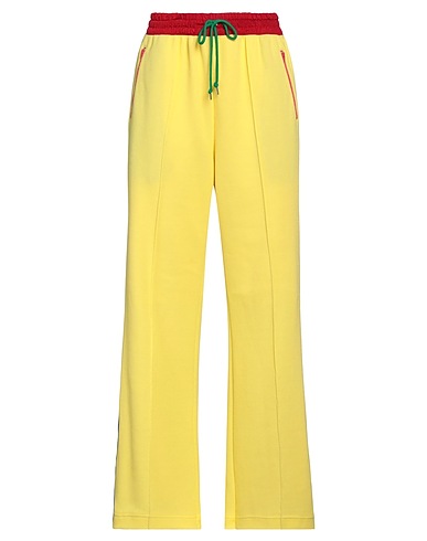 KOLOR Pantalone Giallo 53% Poliestere, 47% Cotone