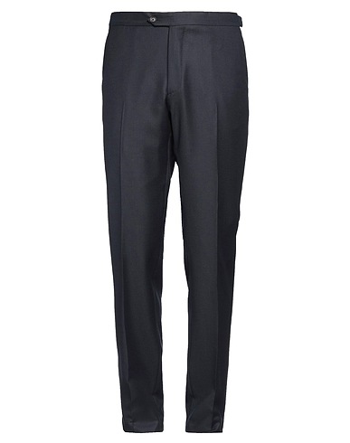 DE PETRILLO Casual trouser Midnight blue 100% Virgin Wool