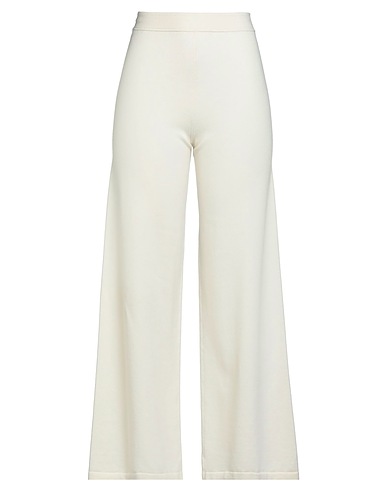 GENTRYPORTOFINO Casual trouser Cream 80% Virgin Wool, 20% Cashmere