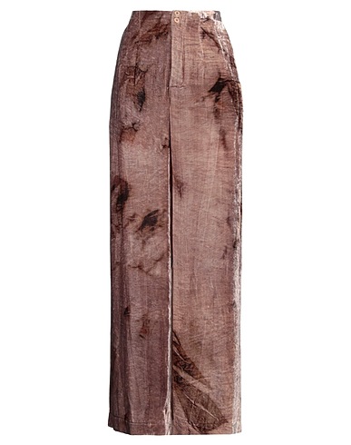 GENTRYPORTOFINO Casual pants Light brown 82% Viscose, 18% Silk