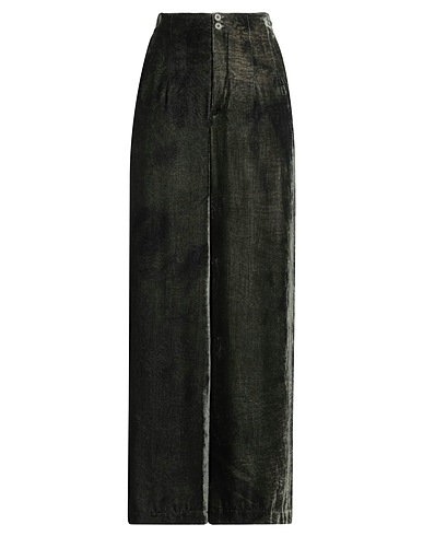 GENTRYPORTOFINO Pantalone Verde scuro 82% Viscosa, 18% Seta