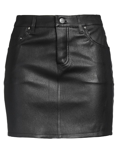 AMIRI Mini skirt Black 100% Leather