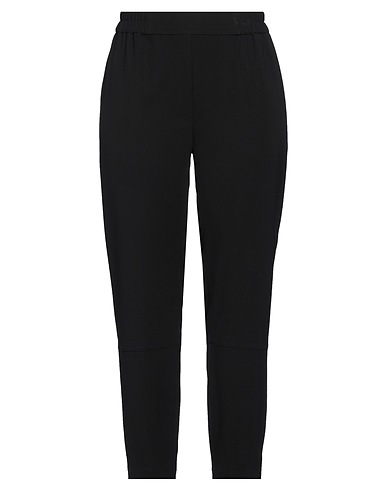 GENTRYPORTOFINO Casual pants Black 83% Viscose, 17% Virgin Wool