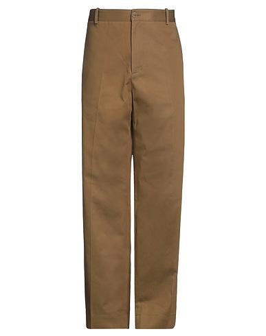 MAISON KITSUNÉ パンツ ミリタリーグリーン コットン 100%