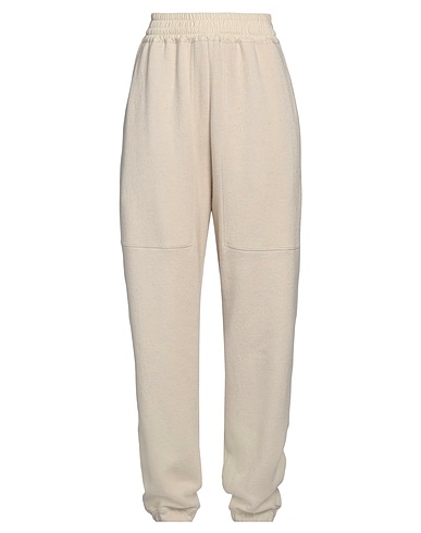 GENTRYPORTOFINO Casual trouser Ivory 53% Virgin Wool, 47% Cotton