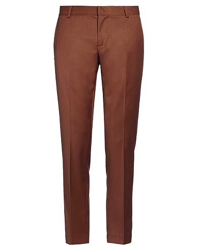 GREY DANIELE ALESSANDRINI Pantalone Marrone 63% Poliestere, 34% Viscosa, 3% Elastan