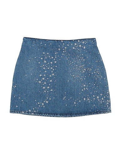 VERSACE YOUNG Denim skirt Blue 100% Cotton