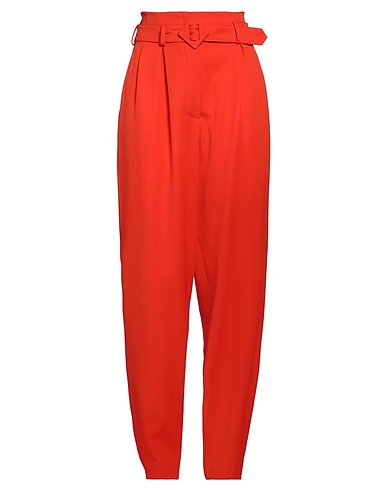 MOSCHINO Casual trouser Tomato red 100% Virgin Wool