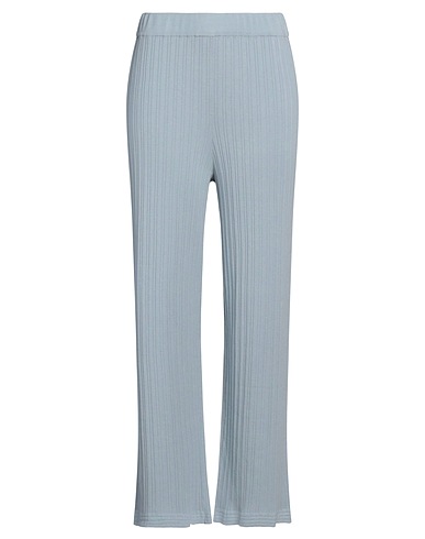FEDELI Casual trouser Pastel blue 100% Cotton